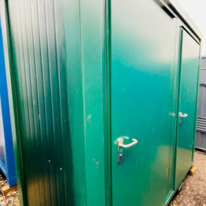 8ft x 5ft double mains toilet 1+1 (green)